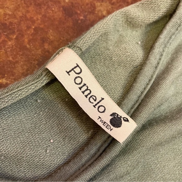 Pomelo Tween Striped Knotted Top - Picture 2 of 3